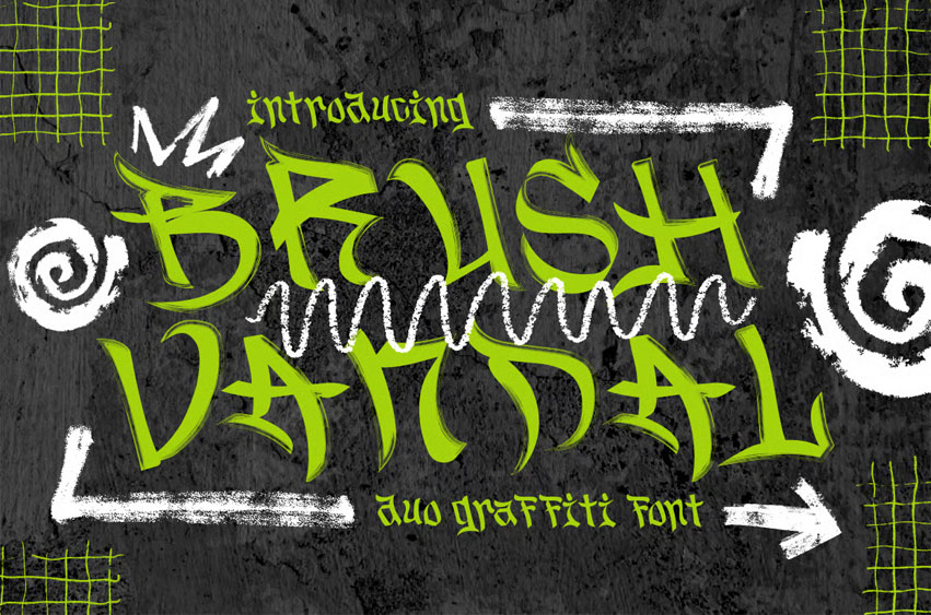 Brush Vandal Font