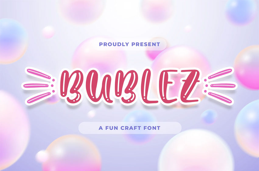 Bubblez Font