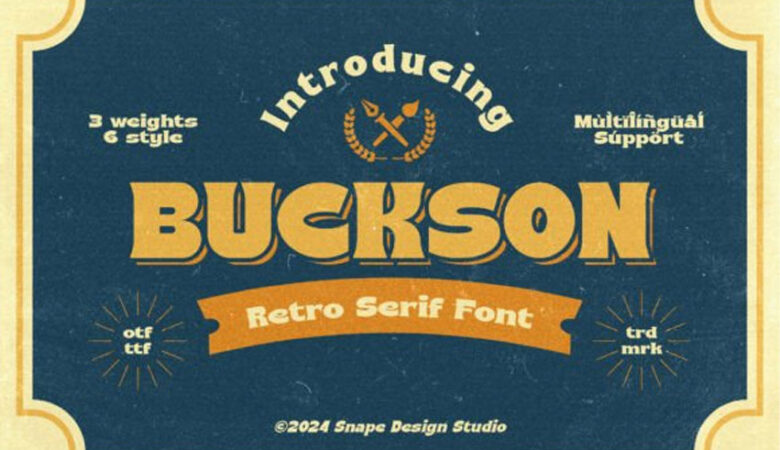 Buckson Font