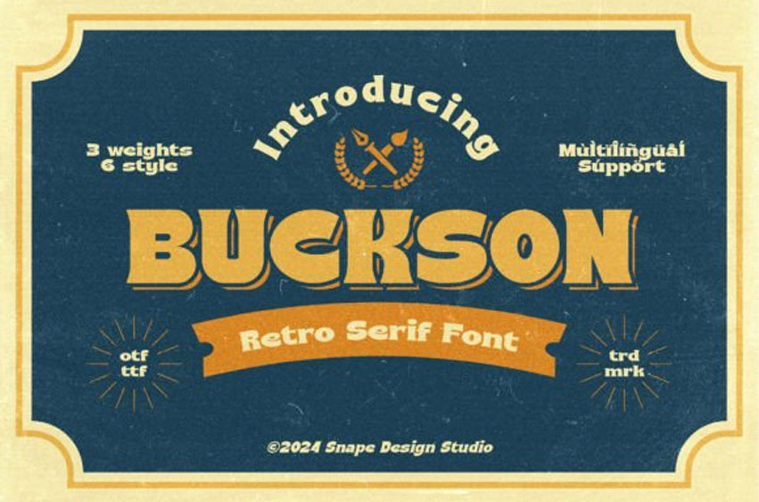 Buckson Font
