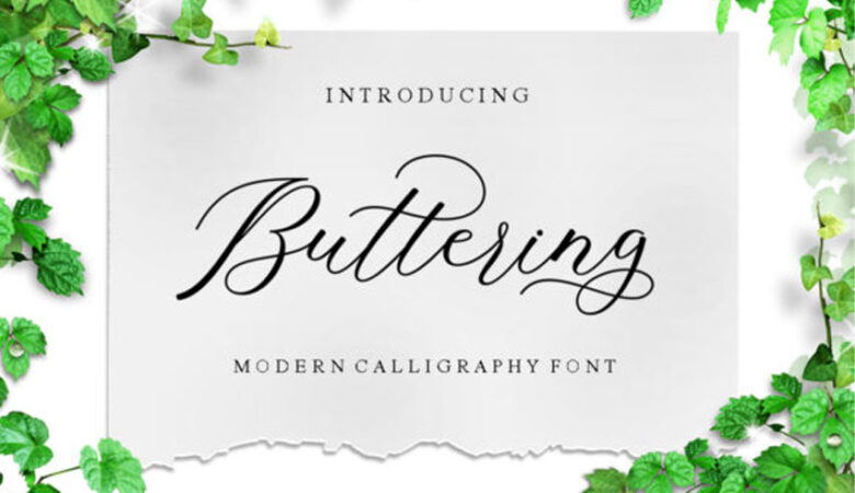 Buttering Font