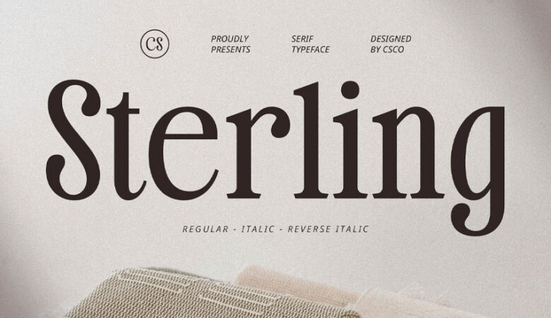 CS Sterling Font
