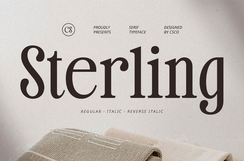 CS Sterling Font