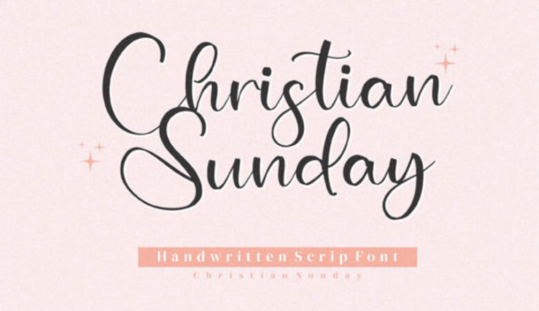 Christian Sunday Font