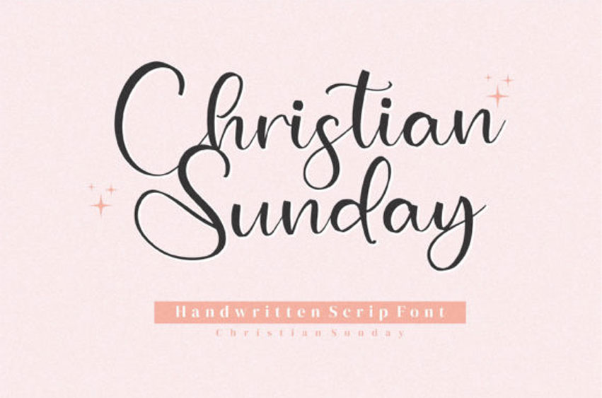 Christian Sunday Font