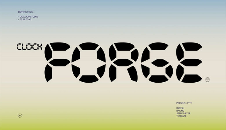 Clock Forge Font