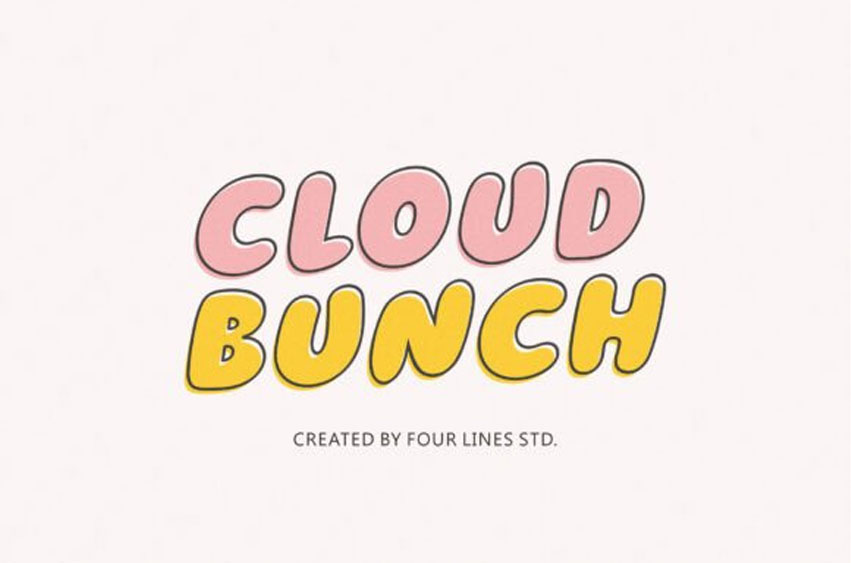 Cloud Bunch Font