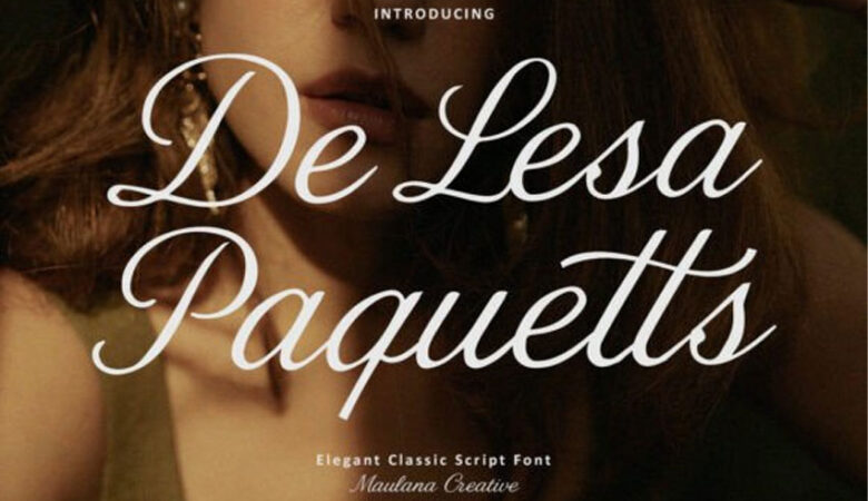 De Lesa Paquetts Font