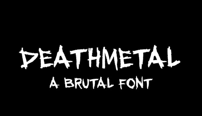 Deathmetal Brutal Font