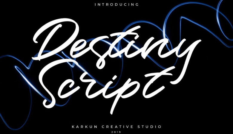 Destiny Script Font