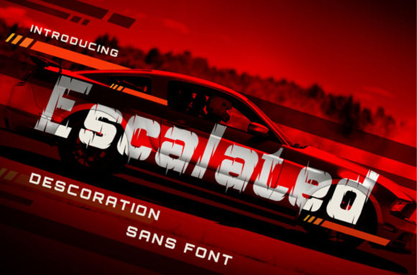 Escalated Font