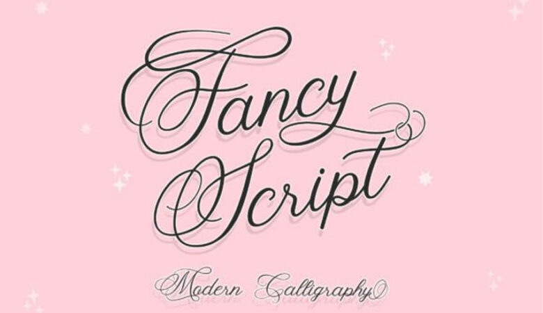 Fancy Script Font
