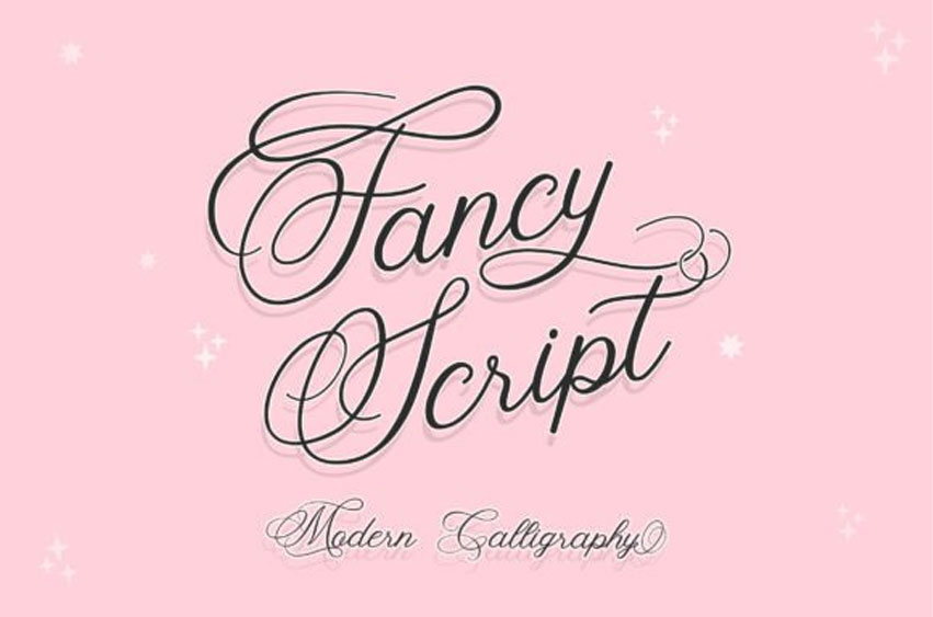 Fancy Script Font