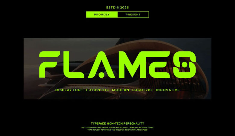 Flames Font