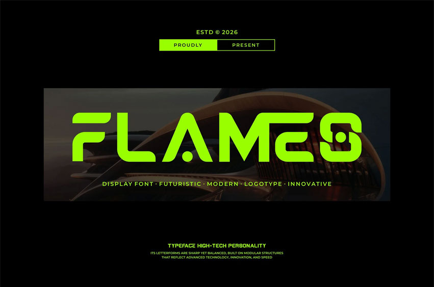 Flames Font