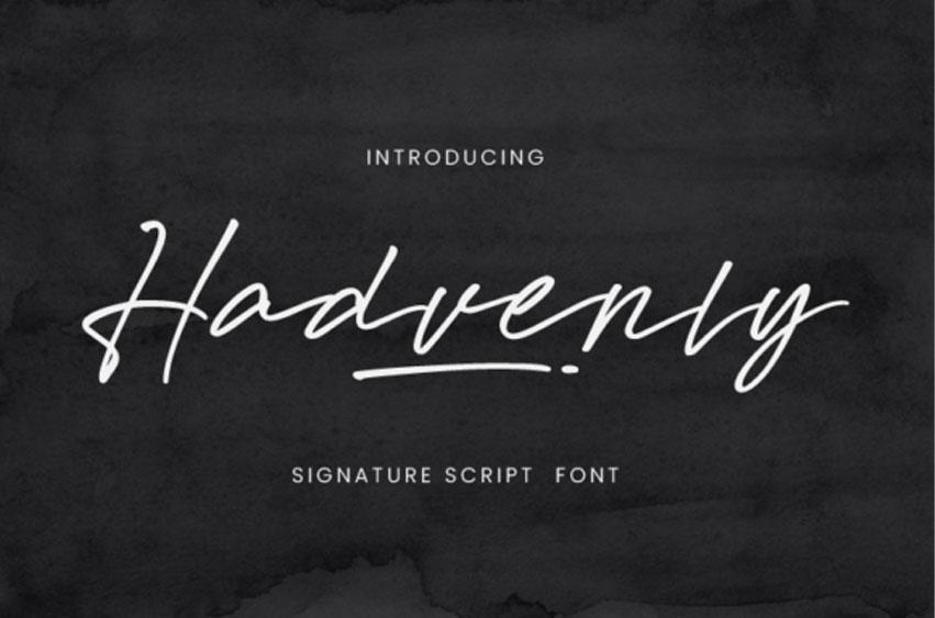 Hadvenly Font