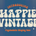 Happie Vintage Font