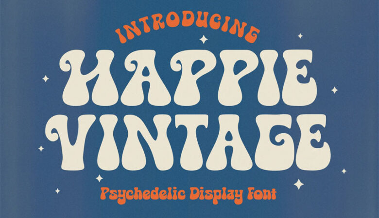Happie Vintage Font