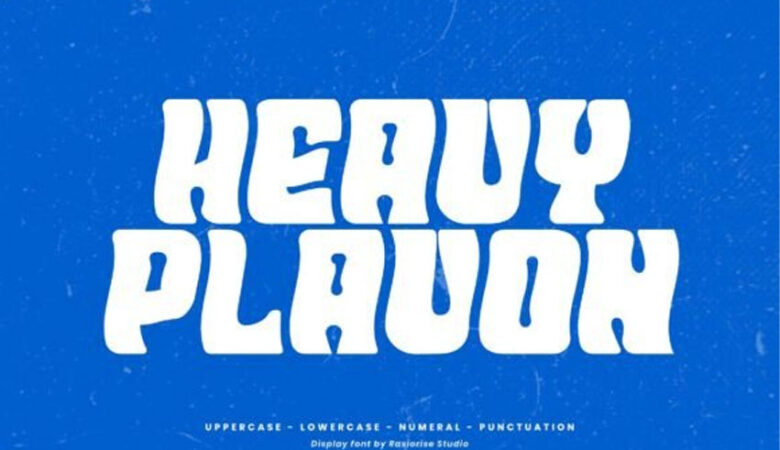 Heavy Plavon Font