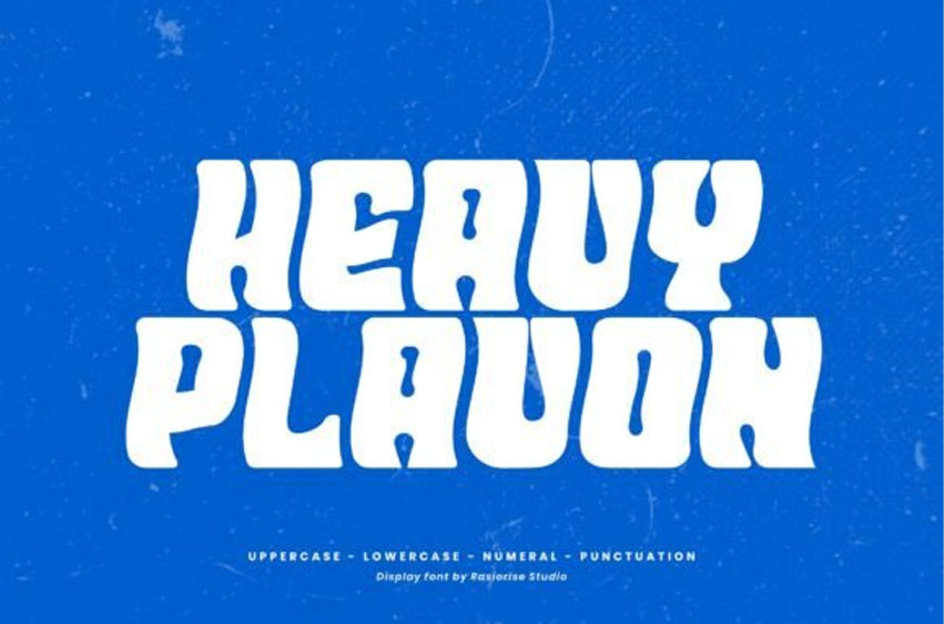 Heavy Plavon Font