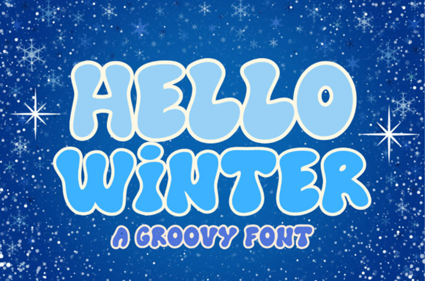 Hello Winter Font