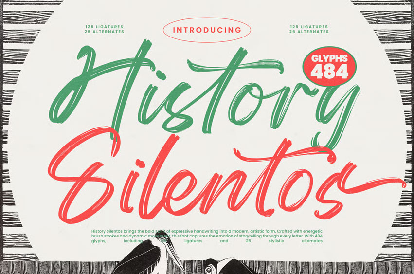 History Silentos Font