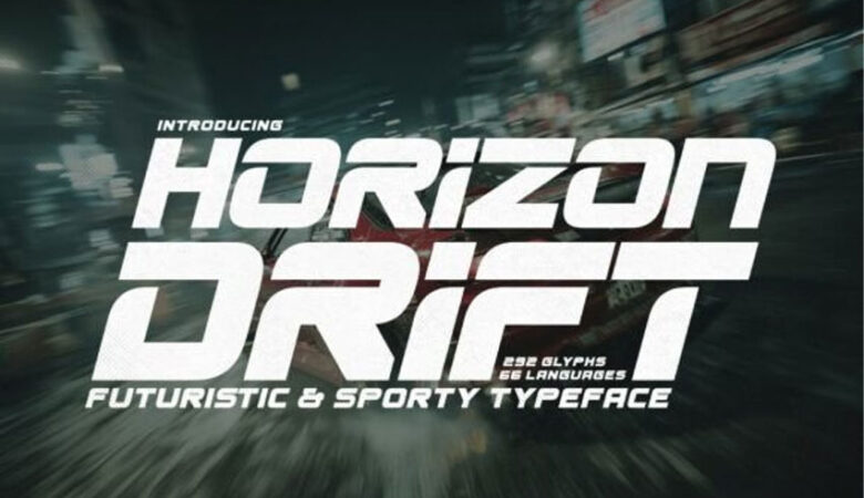 Horizon Drift Font