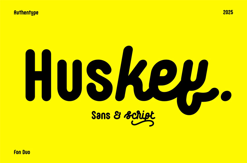 Huskey Duo Font