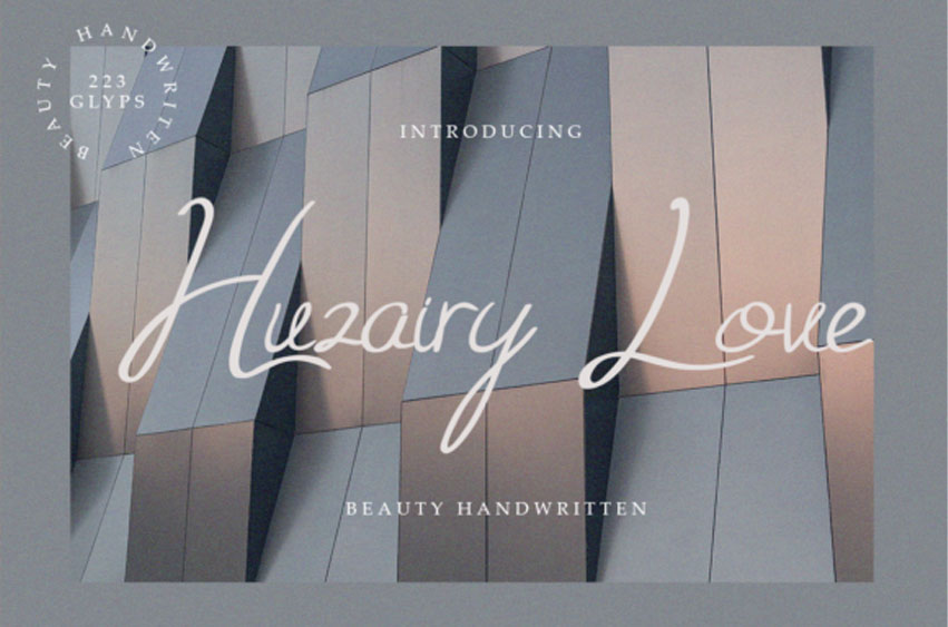 Huzairy Love Font