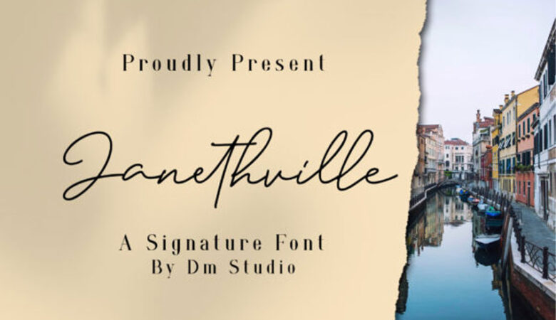 Janethville Font