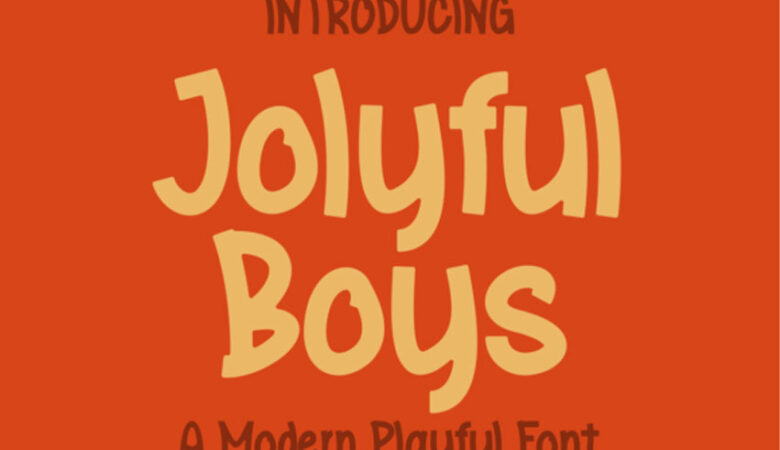 Jolyful Boys Font