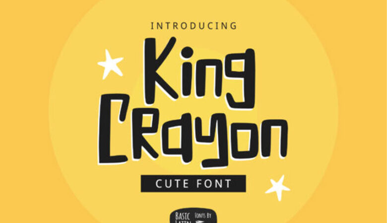 King Crayon Font
