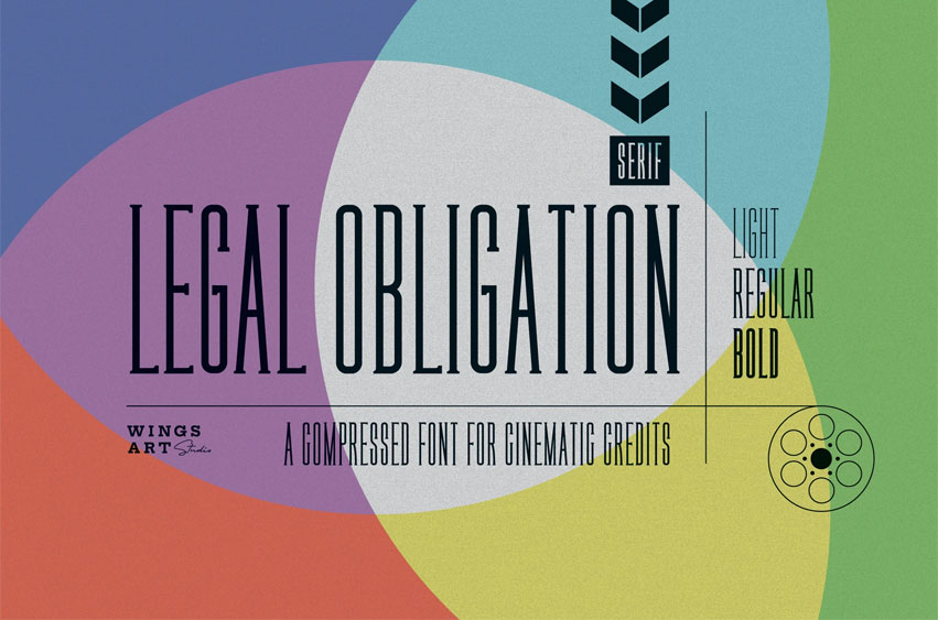 Legal Obligation Serif Font