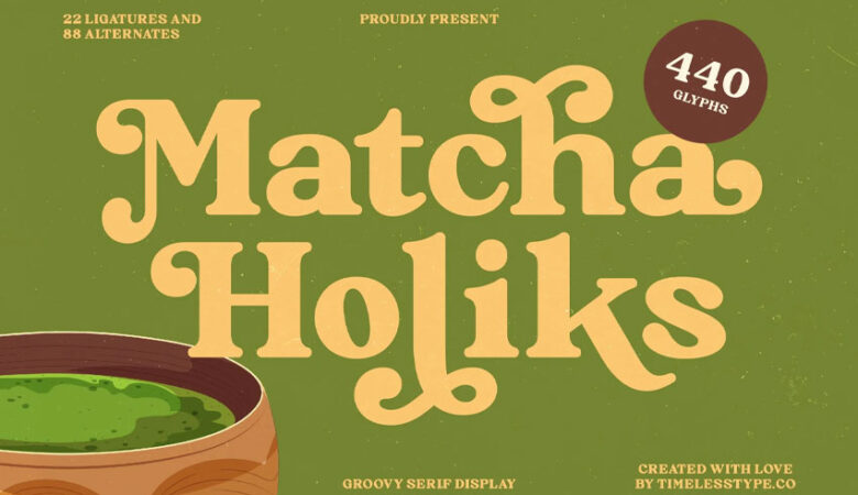 Matcha Holiks Font