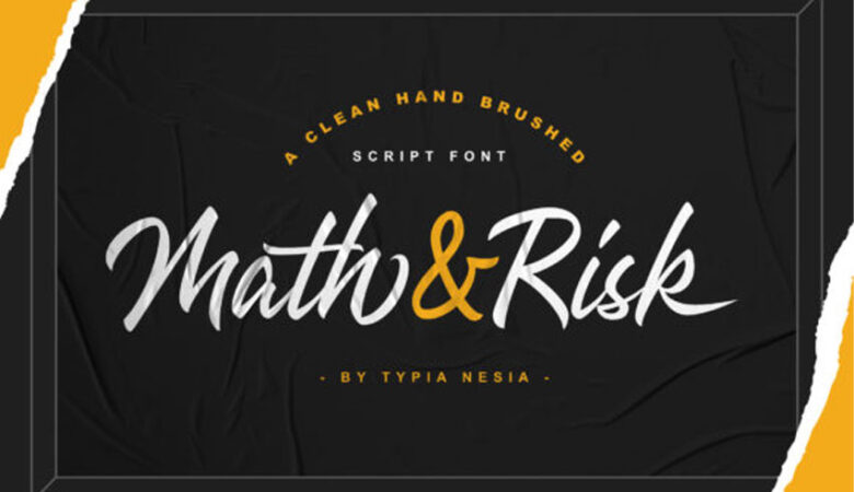 Math and Risk Font