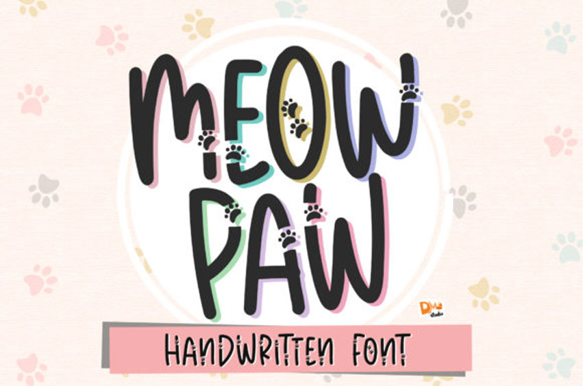 Meow Paw Font