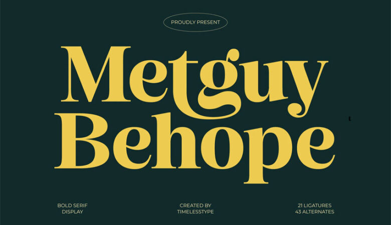 Metguy Behope Font