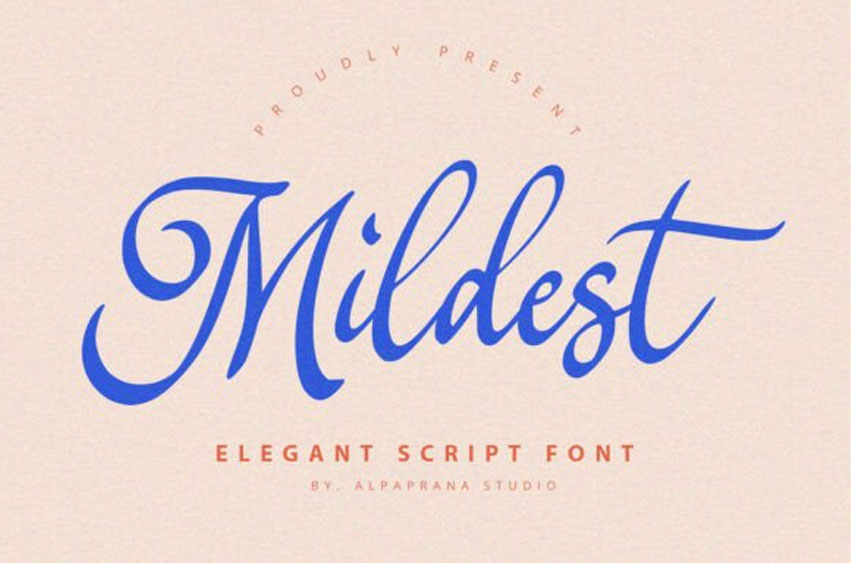Mildest Font