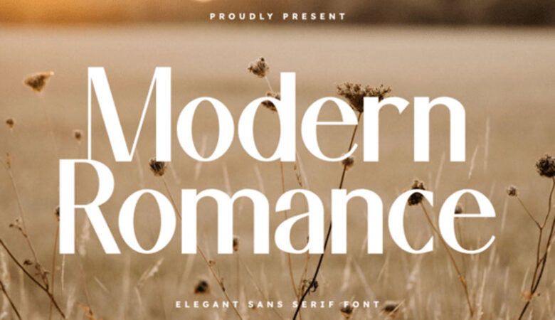 Modern Romance Font