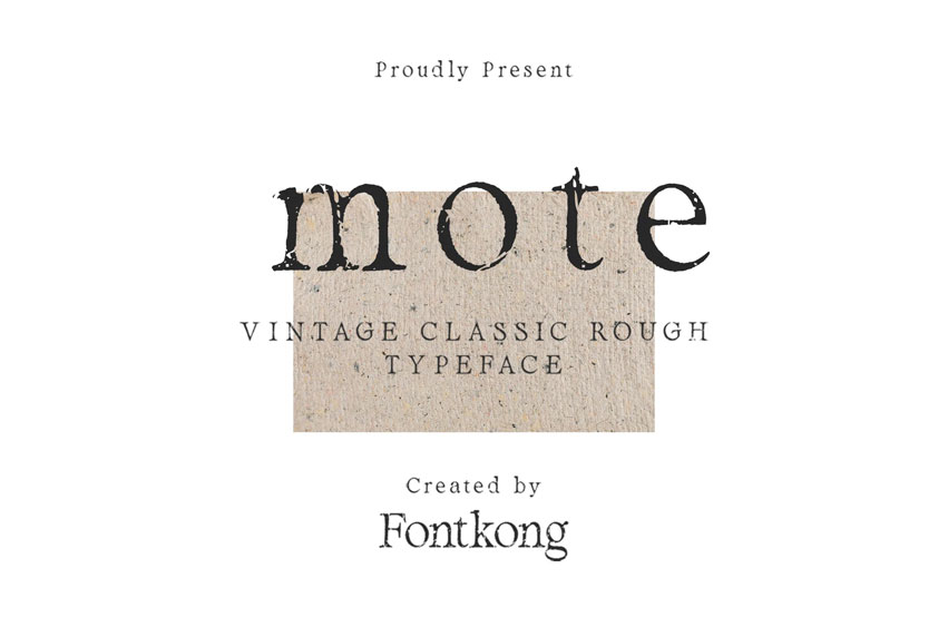 Mote Font