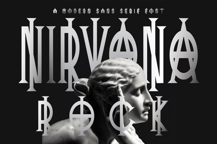 Nirvana Rock Font