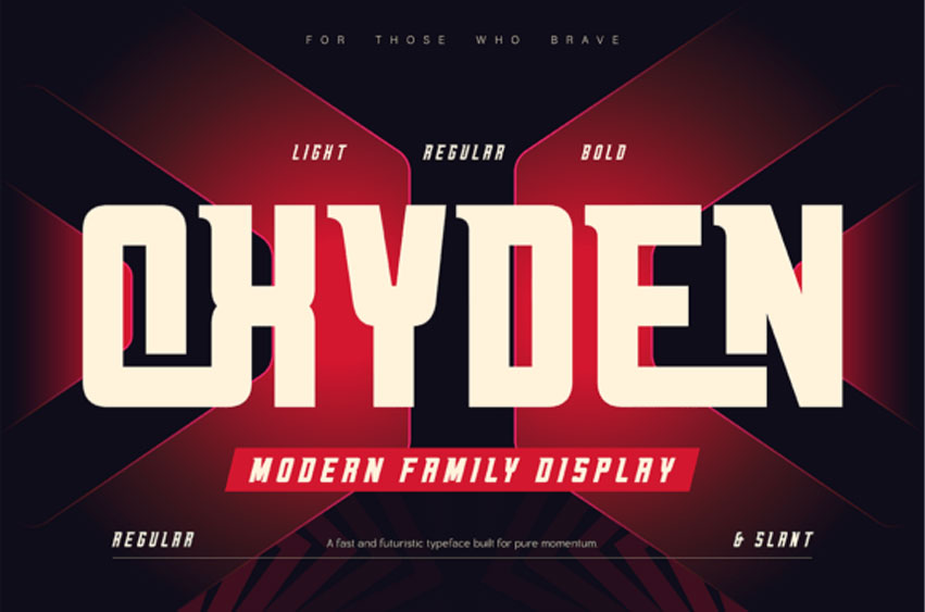 Oxyden Font