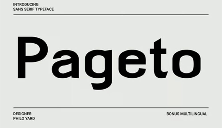 Pageto Font