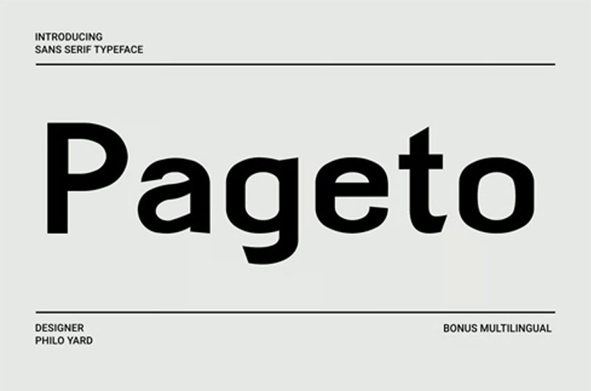 Pageto Font