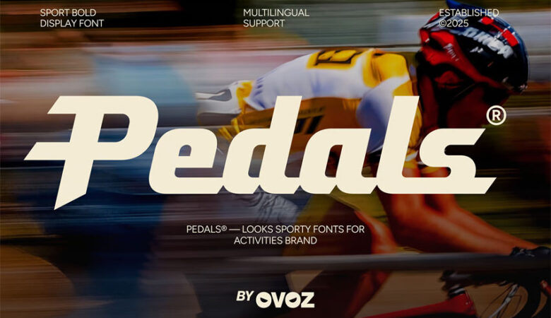 Pedals Sports Font