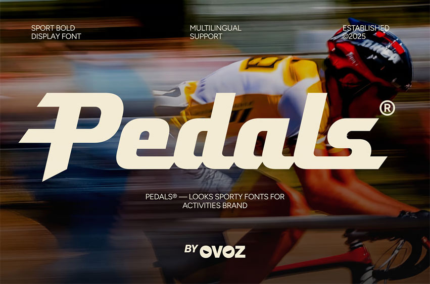 Pedals Sports Font