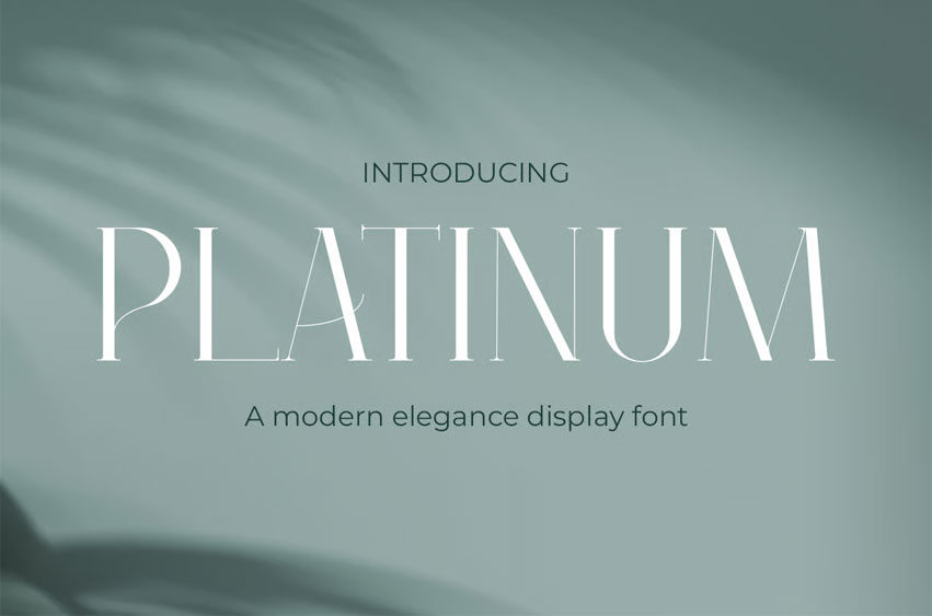 Platinum Font