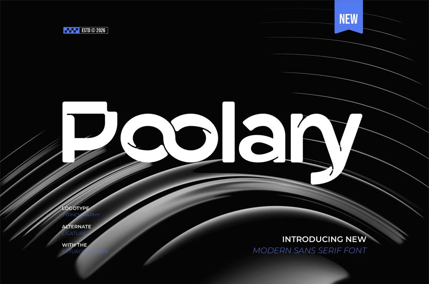 Poolary Font
