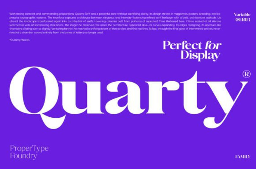 Quarty Font