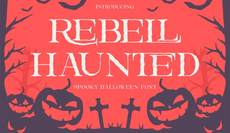 Rebell Haunted Font